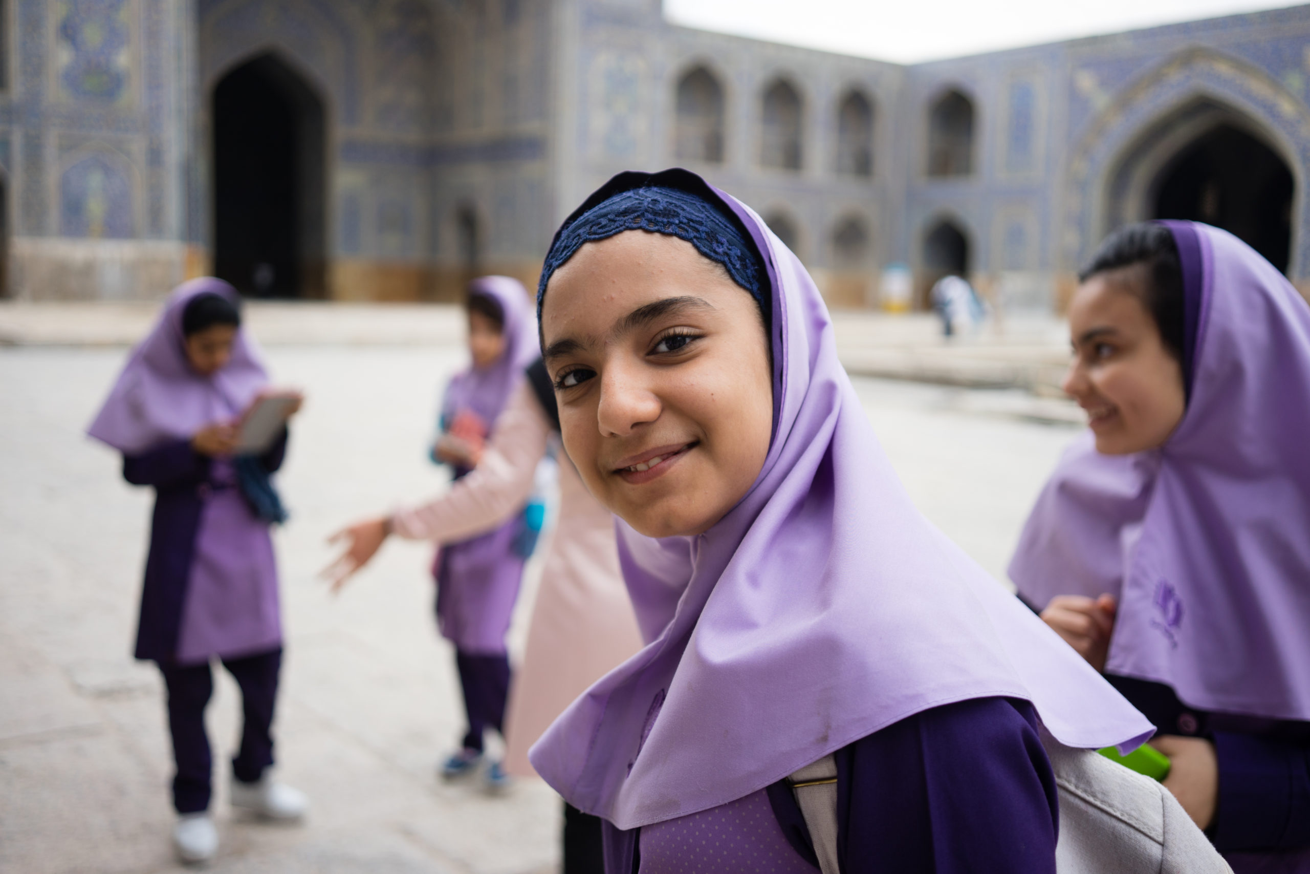 Isfahan Iran October 2018 Group Of Young Fashionable Iranians little-dirty-native-american-girl-in-the-countryside-humanium