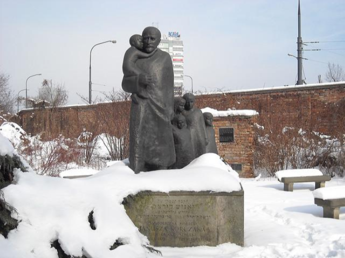 Janusz Korzak mémorial Varsovie